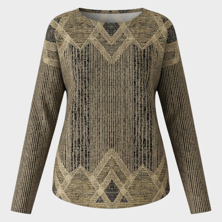 Margaret - Vintage Printed Blouse