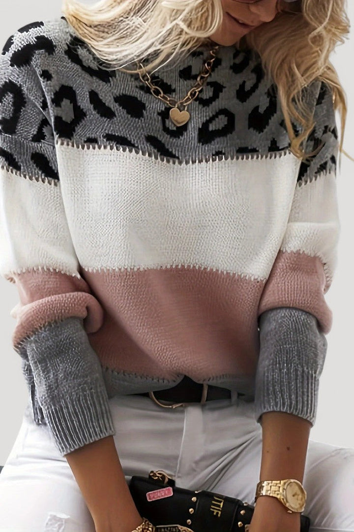 Sophie - Playful Pattern Knit Sweater