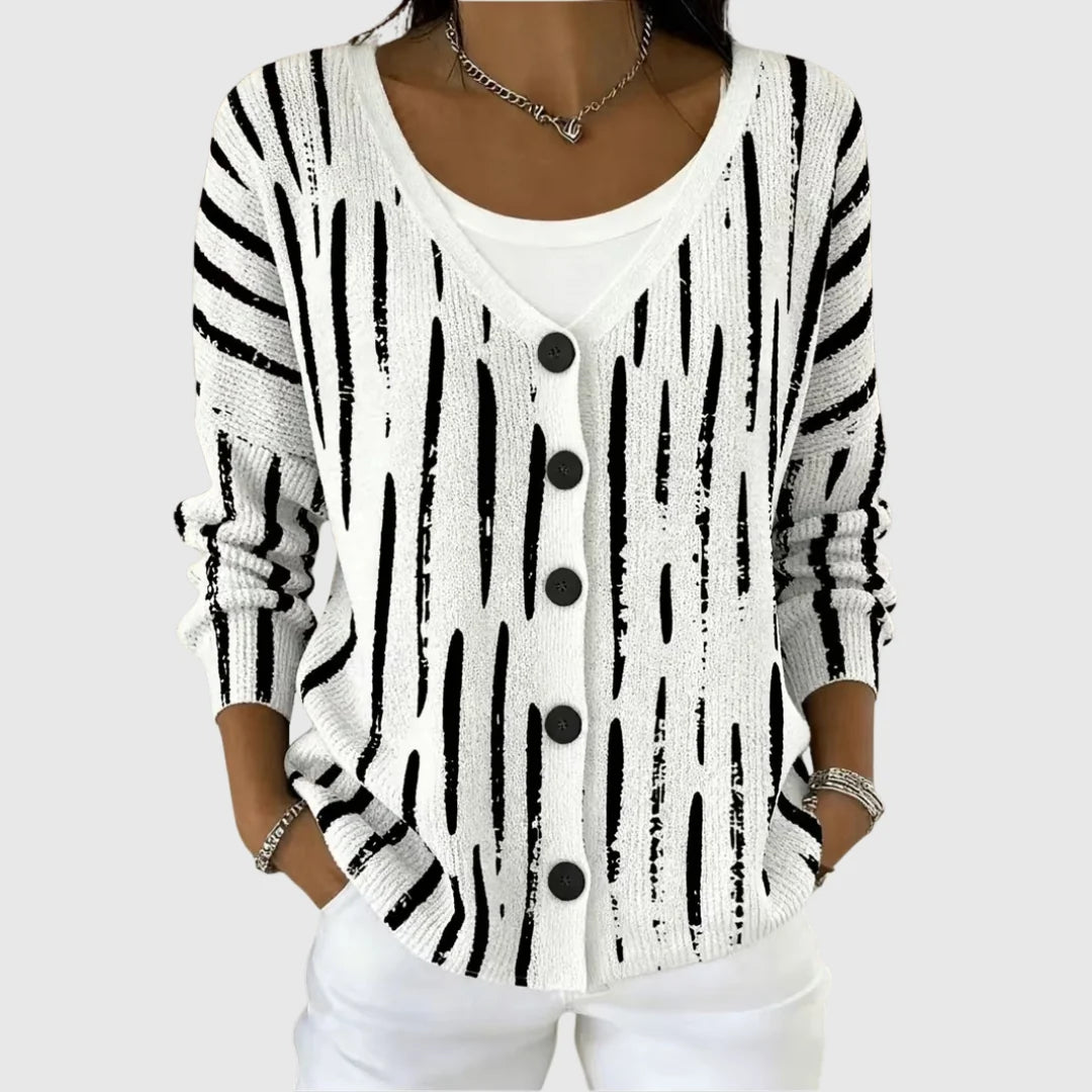 Comfortable hooded cardigan
