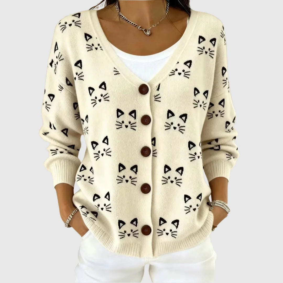 Comfortable button-up cardigan