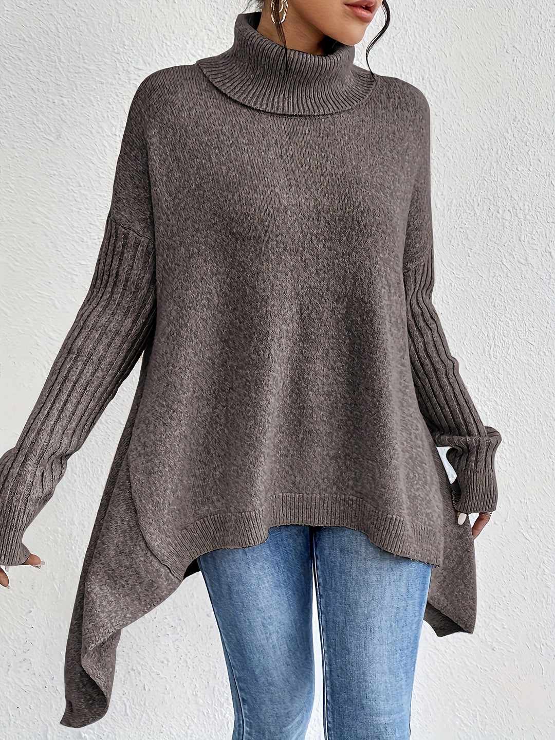 Léïna™ – The Soft & Relaxed Turtleneck Sweater