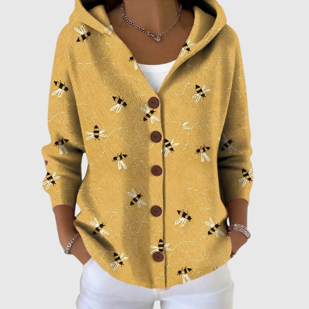 Cardigan with a hood