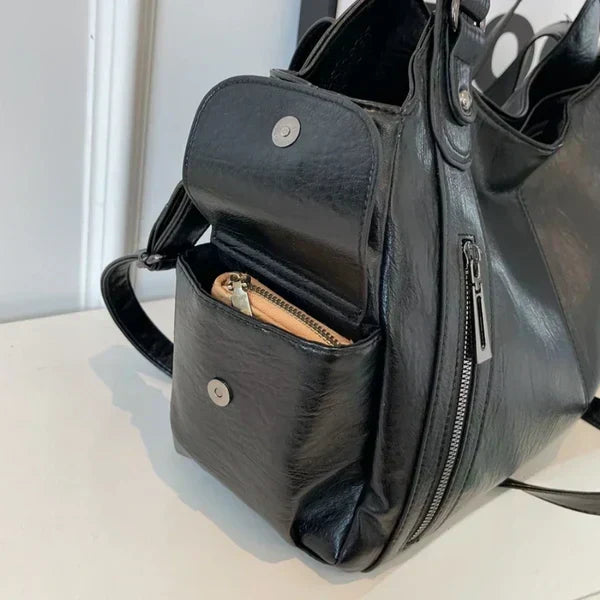 NOEMIE™ - Classic Leather Tote Bag