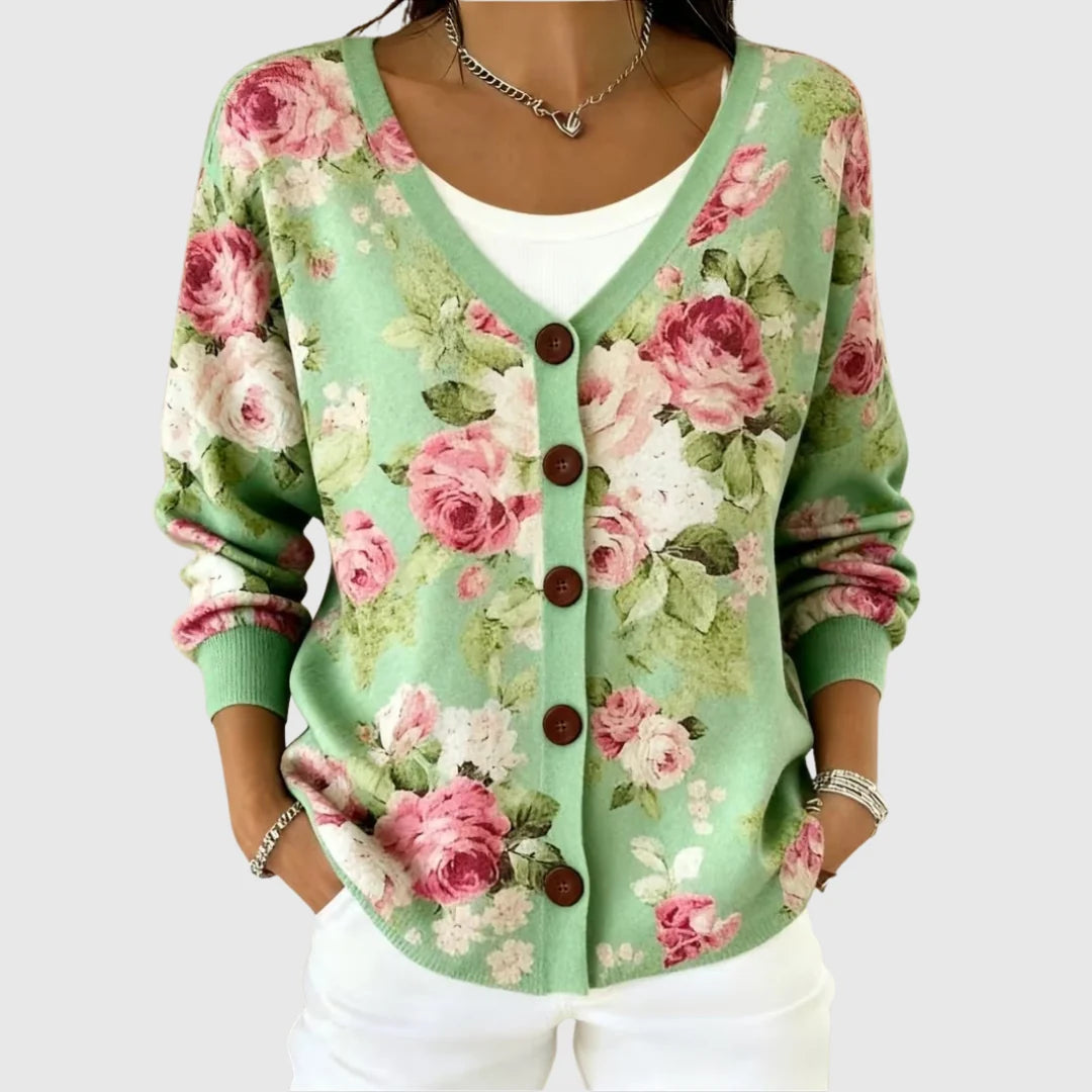 Comfortable hooded cardigan