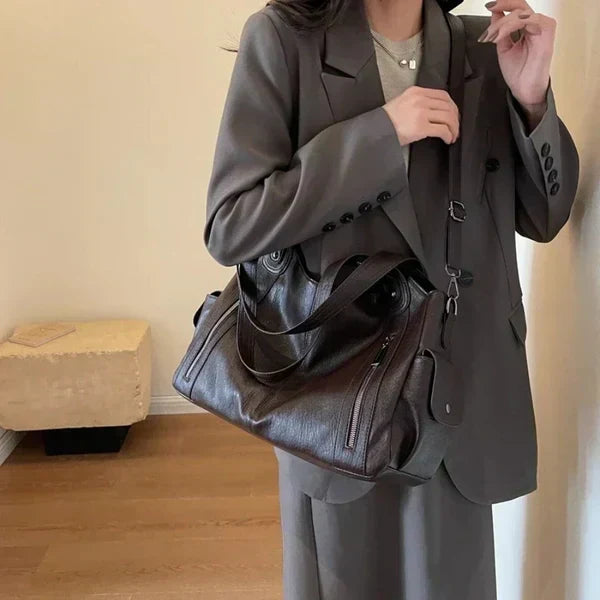 NOEMIE™ - Classic Leather Tote Bag