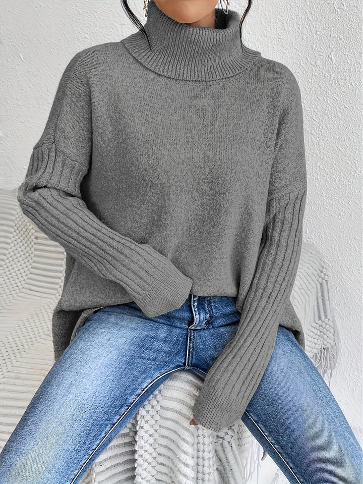 Léïna™ – The Soft & Relaxed Turtleneck Sweater