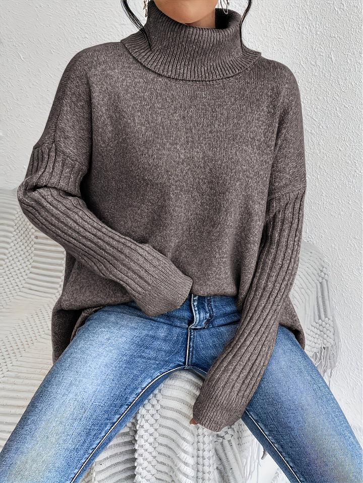 Léïna™ – The Soft & Relaxed Turtleneck Sweater