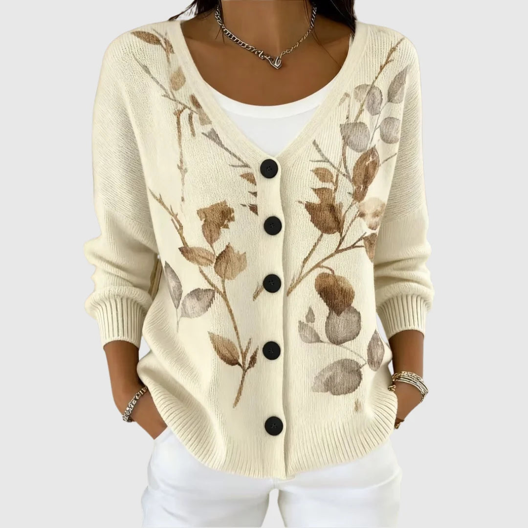 Comfortable hooded cardigan