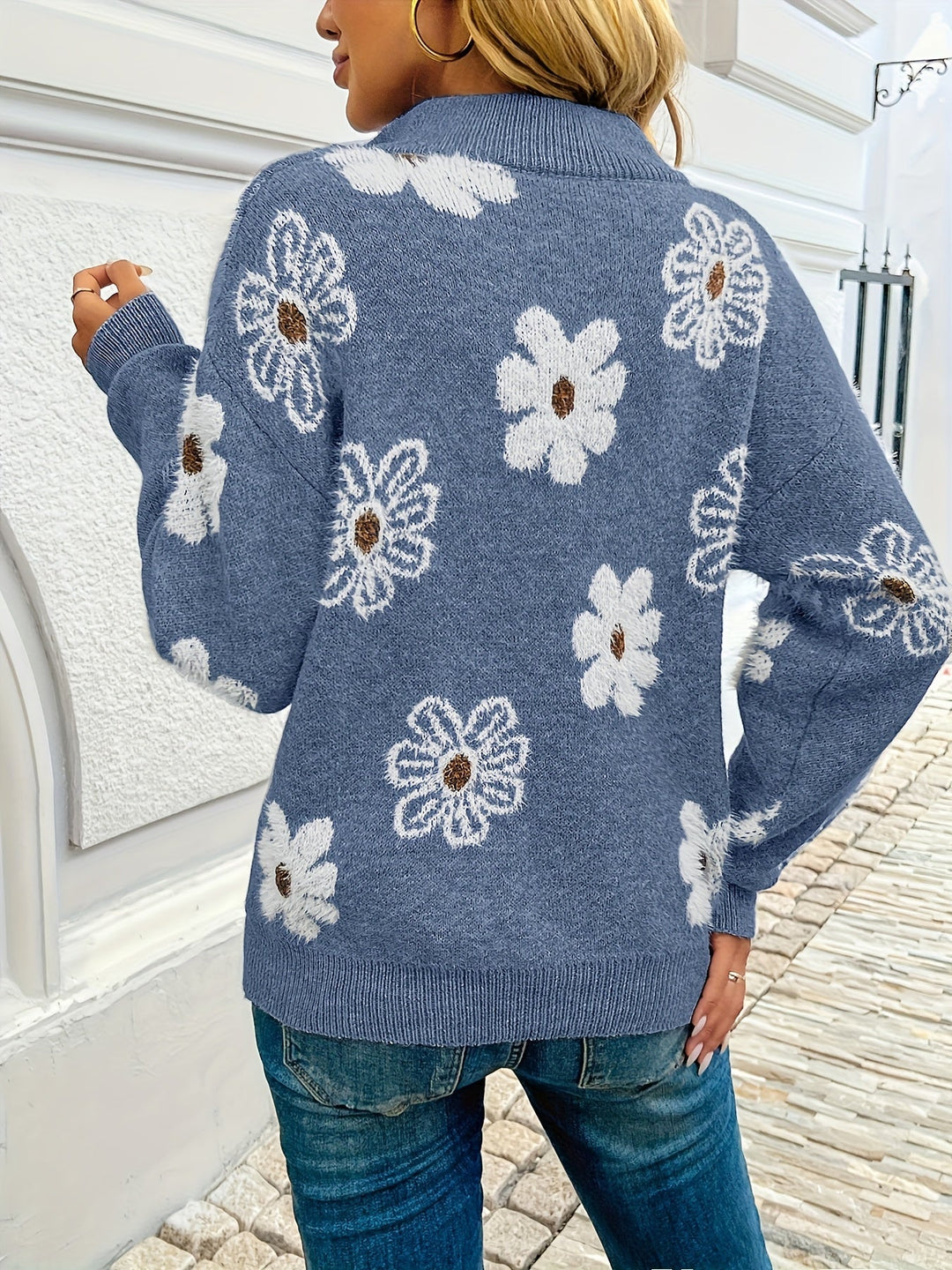 Monique™ – Timeless Elegant Floral Cardigan