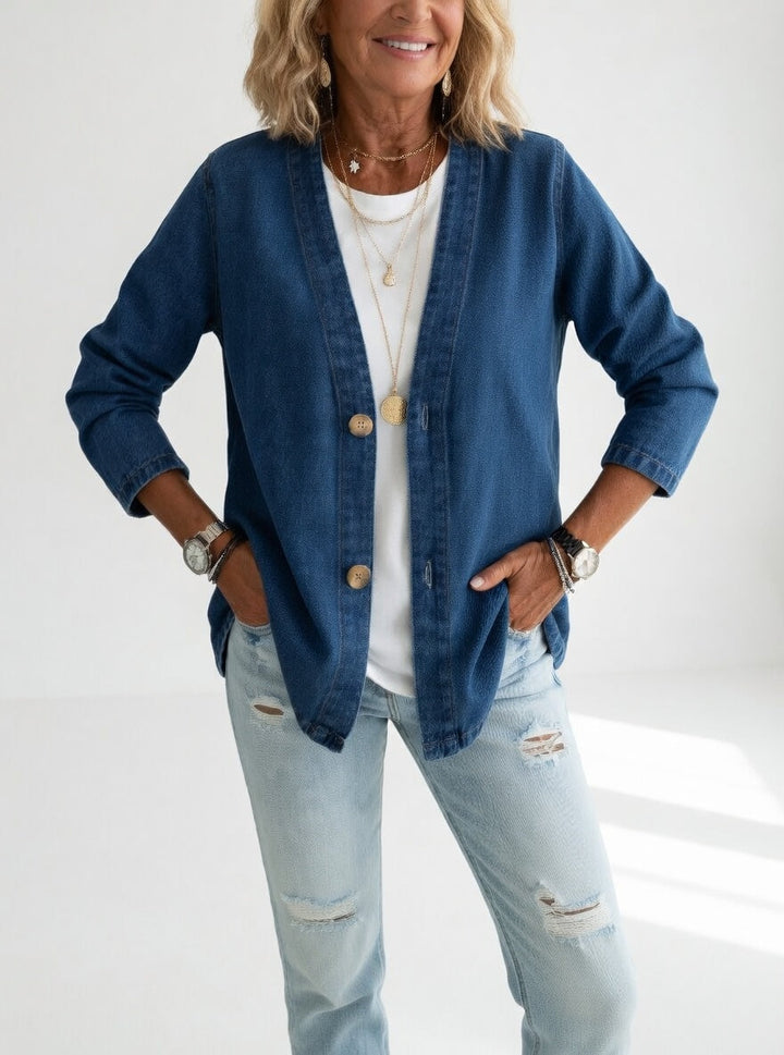 Claironne™ — Timeless Elegant Casual Denim Jacket