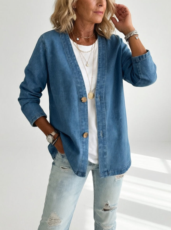 Claironne™ — Timeless Elegant Casual Denim Jacket