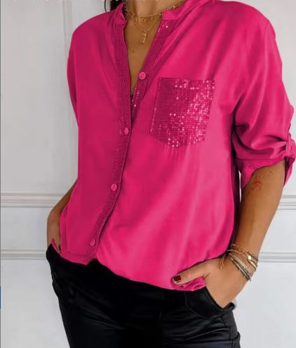 Marina™ — Elegant Top with Shimmering Details