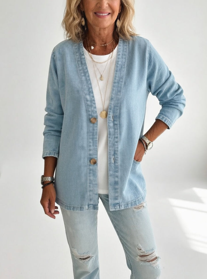 Claironne™ — Timeless Elegant Casual Denim Jacket