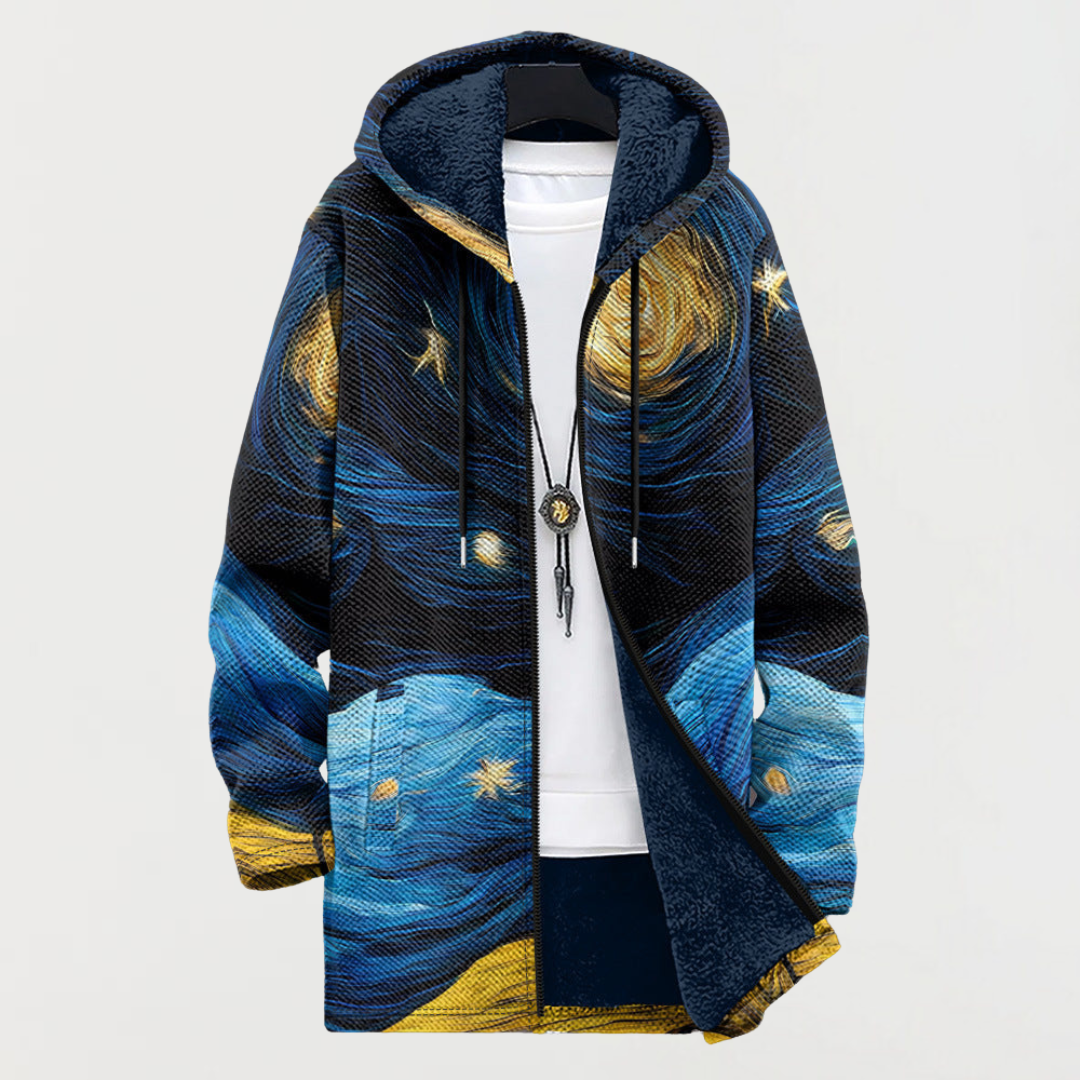 Starry Sky Patterned Coat
