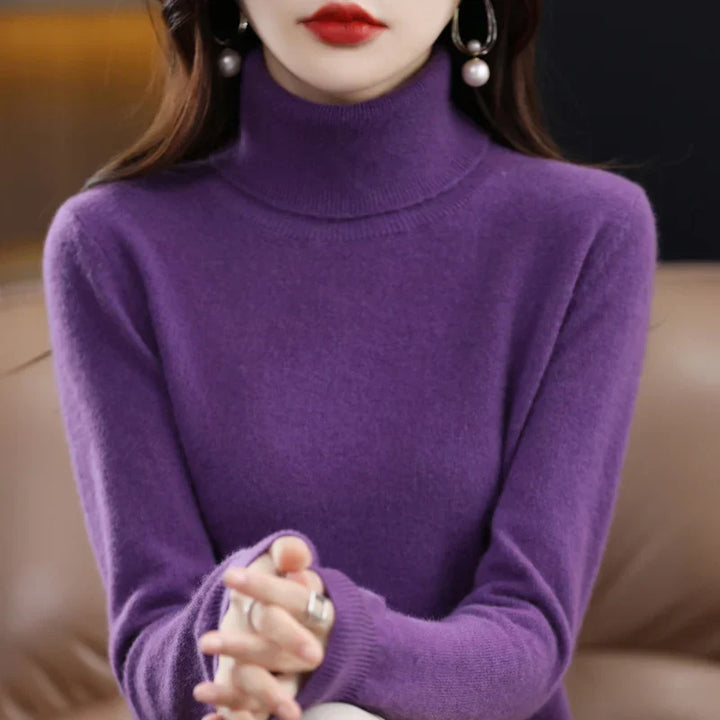 Amara - Cashmere Turtleneck Sweater