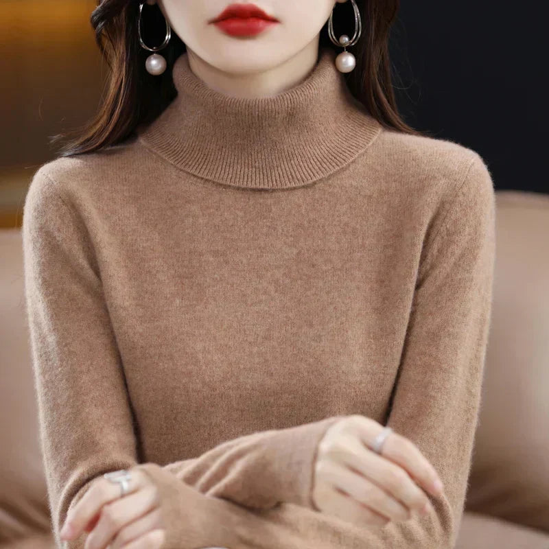 Amara - Cashmere Turtleneck Sweater