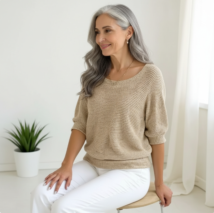Lucienne™ - Comfortable Elegant Everyday Flowy Top