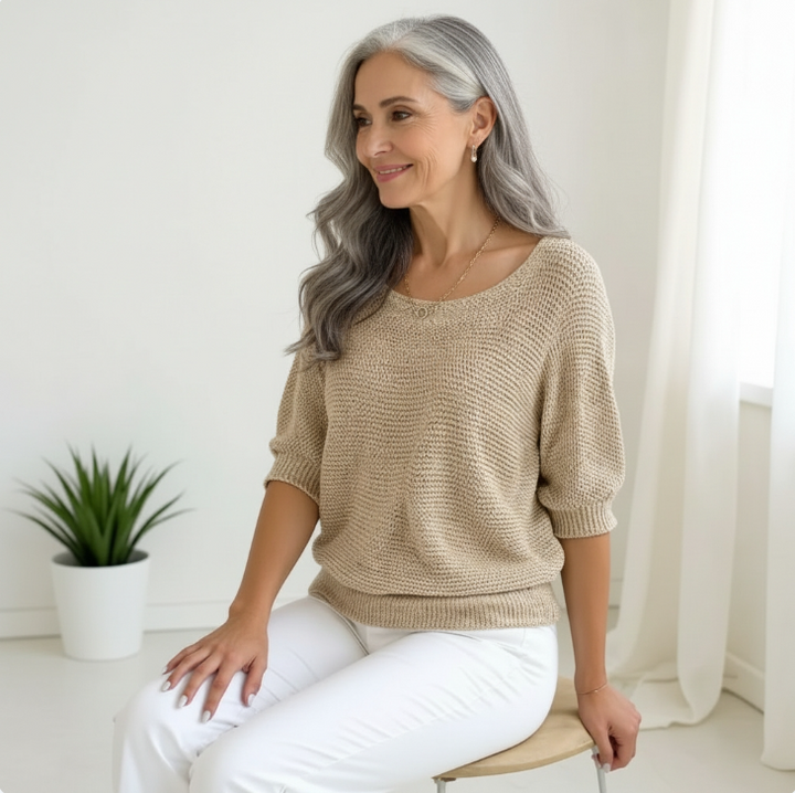 Lucienne™ - Comfortable Elegant Everyday Flowy Top