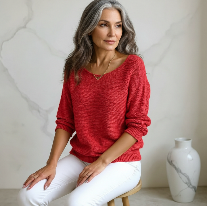 Lucienne™ - Comfortable Elegant Everyday Flowy Top