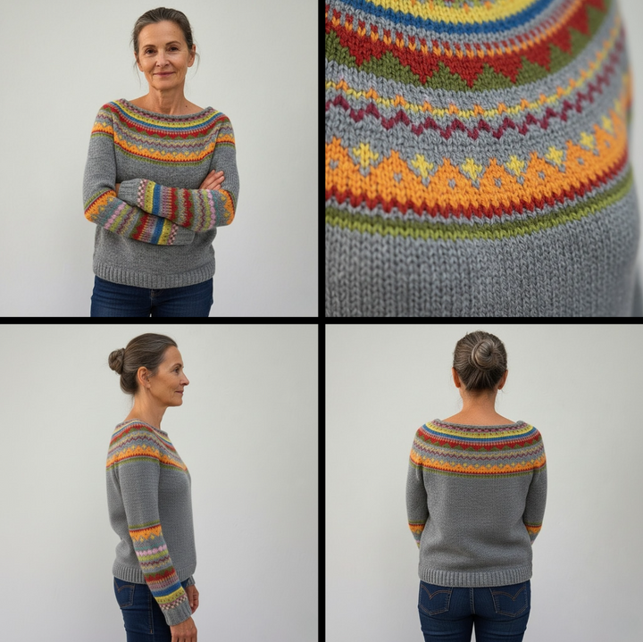 Apolline™ — Soft, Comfortable Nordic Winter Sweater