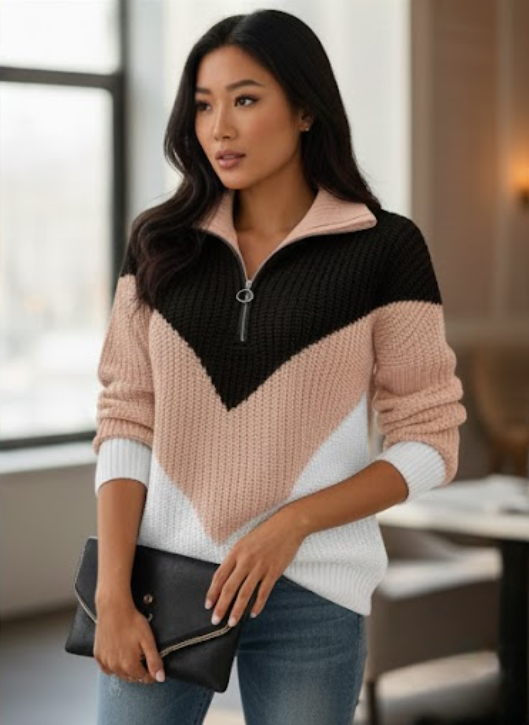 Margaux™ — Structured Comfortable Everyday Sweater