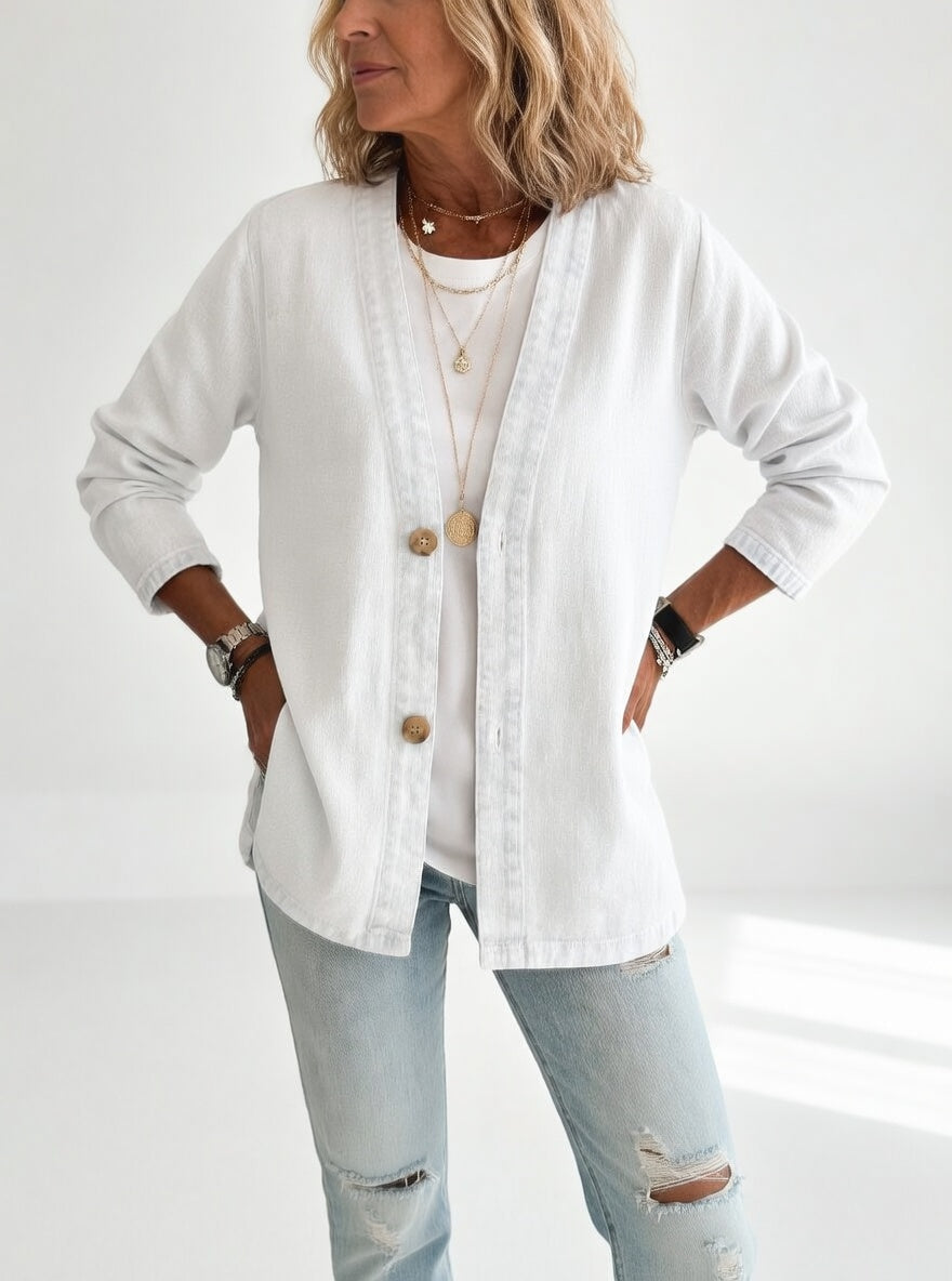 Claironne™ — Timeless Elegant Casual Denim Jacket