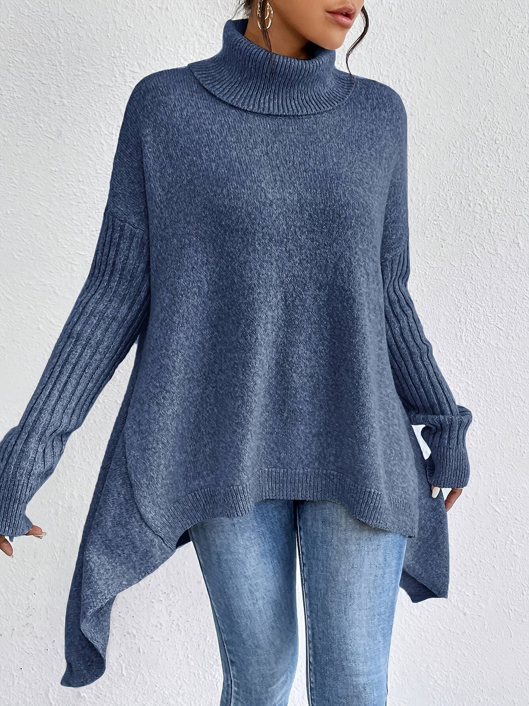 Léïna™ – The Soft & Relaxed Turtleneck Sweater