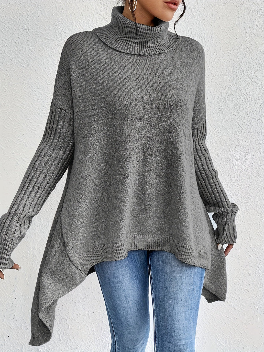 Léïna™ – The Soft & Relaxed Turtleneck Sweater
