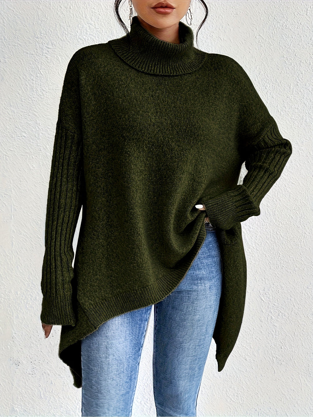 Léïna™ – The Soft & Relaxed Turtleneck Sweater