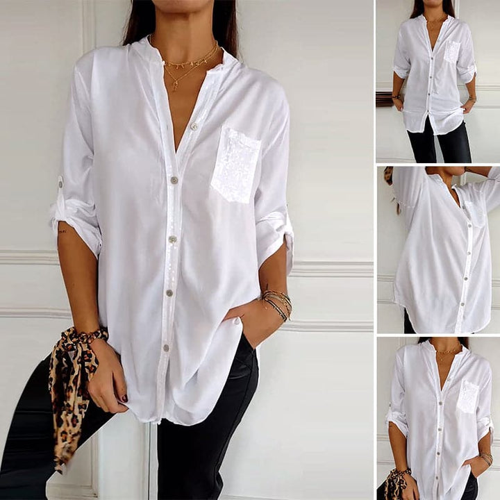Marina™ — Elegant Top with Shimmering Details