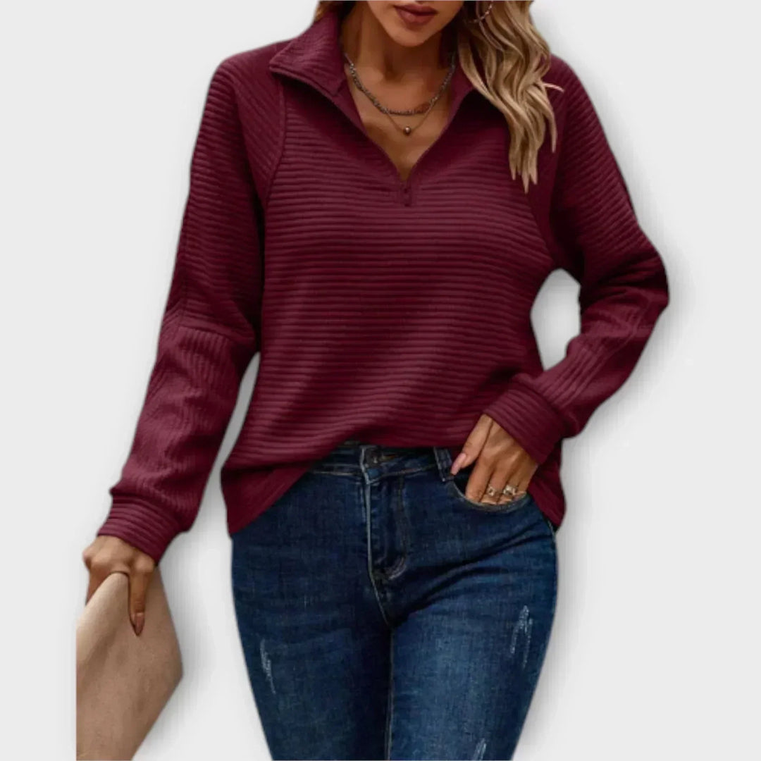 Olivia - Half-Zip Sweater